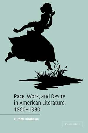 Race, Work, and Desire in American Literature, 1860–1930 de Michele Birnbaum