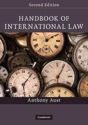 Handbook of International Law de Anthony Aust