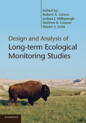 Design and Analysis of Long-term Ecological Monitoring Studies de Robert A. Gitzen