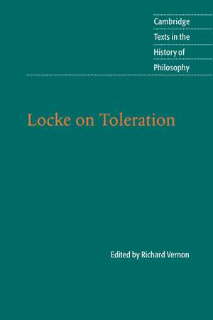 Locke on Toleration de Richard Vernon