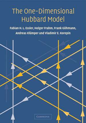 The One-Dimensional Hubbard Model de Fabian H. L. Essler