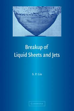 Breakup of Liquid Sheets and Jets de S. P. Lin