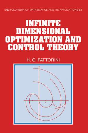 Infinite Dimensional Optimization and Control Theory de Hector O. Fattorini