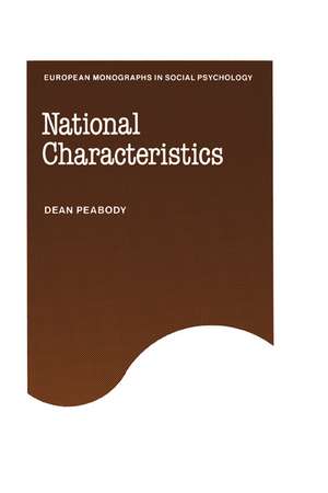 National Characteristics de Dean Peabody