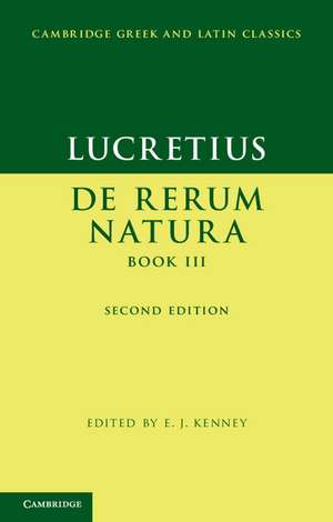 Lucretius: De Rerum NaturaBook III de Lucretius