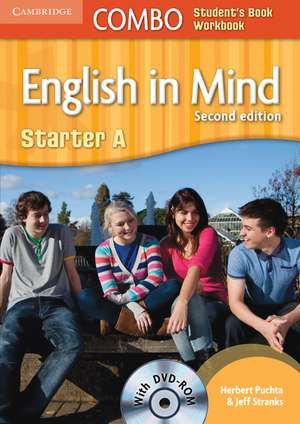 English in Mind Starter A Combo A with DVD-ROM de Herbert Puchta