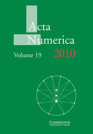 Acta Numerica 2010: Volume 19 de Arieh Iserles