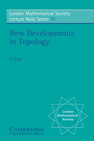 New Developments in Topology de Graeme Segal