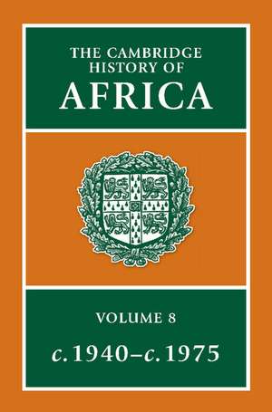 The Cambridge History of Africa de Michael Crowder