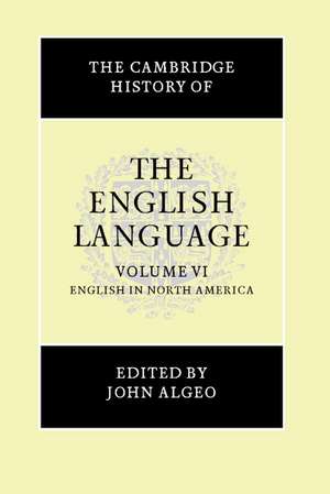 The Cambridge History of the English Language de John Algeo