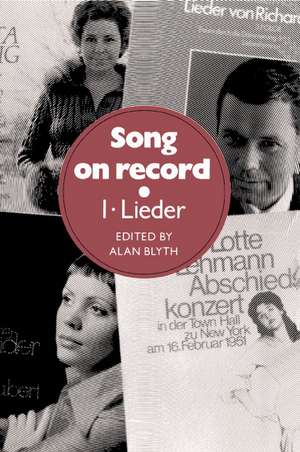Song on Record de Alan Blyth