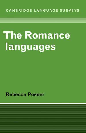 The Romance Languages de Rebecca Posner