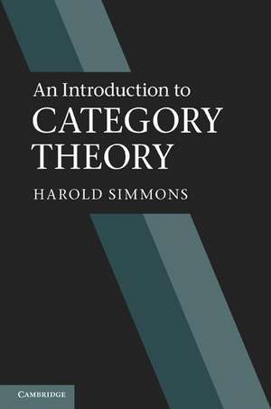 An Introduction to Category Theory de Harold Simmons