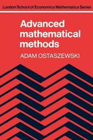 Advanced Mathematical Methods de Adam Ostaszewski