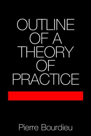 Outline of a Theory of Practice de Pierre Bourdieu