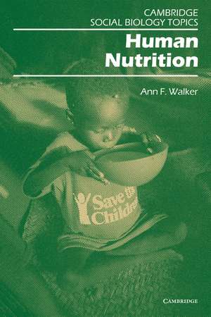 Human Nutrition de Ann Walker