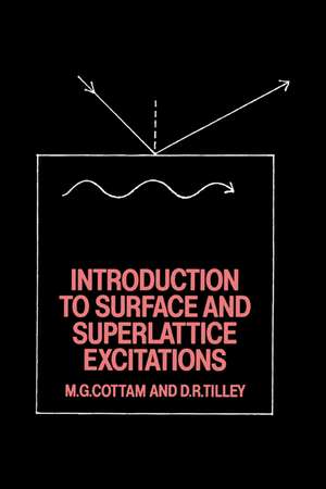 Introduction to Surface and Superlattice Excitations de Michael G. Cottam