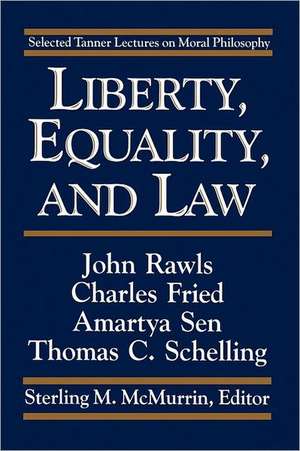 Liberty, Equality, and Law de Sterling M. McMurrin