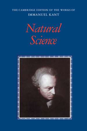 Kant: Natural Science de Immanuel Kant