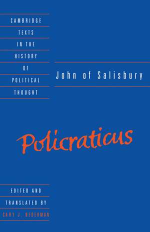 John of Salisbury: Policraticus de John of Salisbury