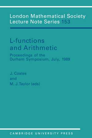 L-Functions and Arithmetic de J. C. Oates