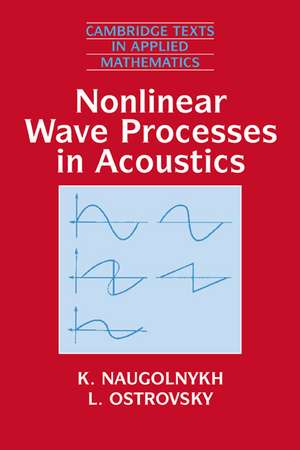 Nonlinear Wave Processes in Acoustics de K. Naugolnykh