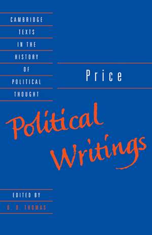 Price: Political Writings de Richard Price