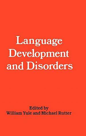 Language Development and Disorders de Yule