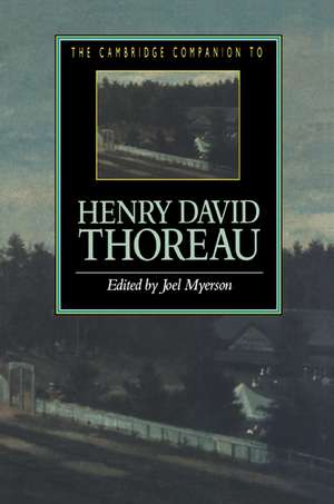 The Cambridge Companion to Henry David Thoreau de Joel Myerson