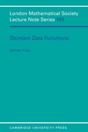 Shintani Zeta Functions de Akihiko Yukie