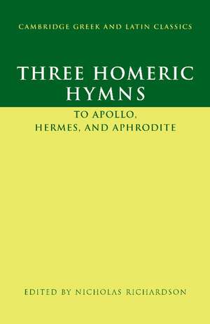 Three Homeric Hymns: To Apollo, Hermes, and Aphrodite de Nicholas Richardson