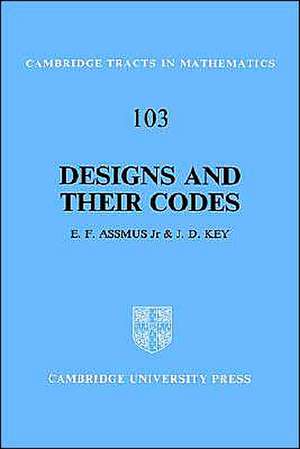 Designs and their Codes de E. F. Assmus