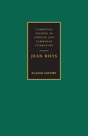 Jean Rhys de Elaine Savory