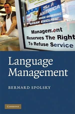 Language Management de Bernard Spolsky