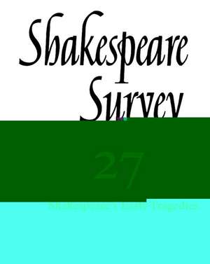 Shakespeare Survey de Kenneth Muir