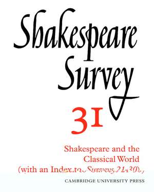 Shakespeare Survey de Kenneth Muir