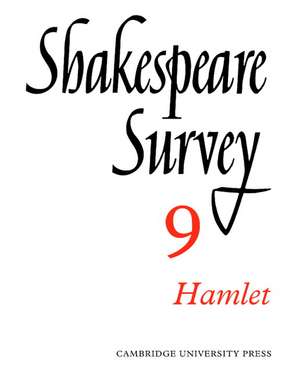 Shakespeare Survey de Allardyce Nicoll