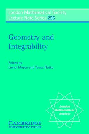 Geometry and Integrability de Lionel Mason