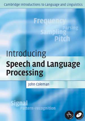 Intro Speech Language Processing de John Coleman