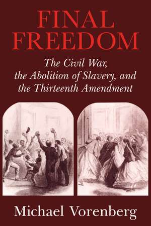 Final Freedom: The Civil War, the Abolition of Slavery, and the Thirteenth Amendment de Michael Vorenberg