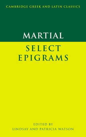 Martial: Select Epigrams de Martial