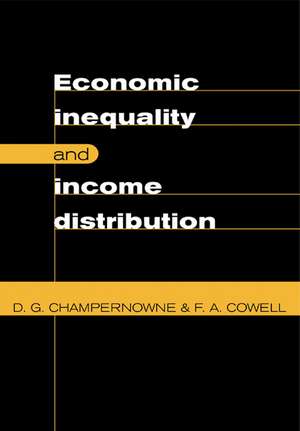 Economic Inequality and Income Distribution de D. G. Champernowne