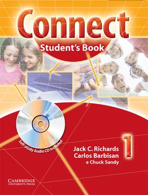 Connect Student Book 1 with Self-Study Audio CD Portuguese Edition de Jack C. Richards