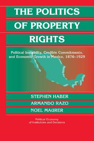 The Politics of Property Rights: Political Instability, Credible Commitments, and Economic Growth in Mexico, 1876–1929 de Stephen Haber