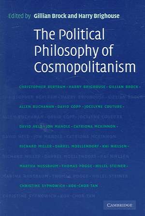 The Political Philosophy of Cosmopolitanism de Gillian Brock