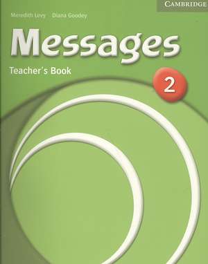 Messages 2 Teacher's Book de Meredith Levy