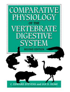 Comparative Physiology of the Vertebrate Digestive System de C. Edward Stevens