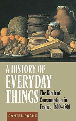 A History of Everyday Things: The Birth of Consumption in France, 1600–1800 de Daniel Roche