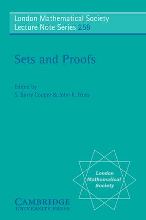 Sets and Proofs de S. Barry Cooper