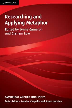 Researching and Applying Metaphor de Lynne Cameron